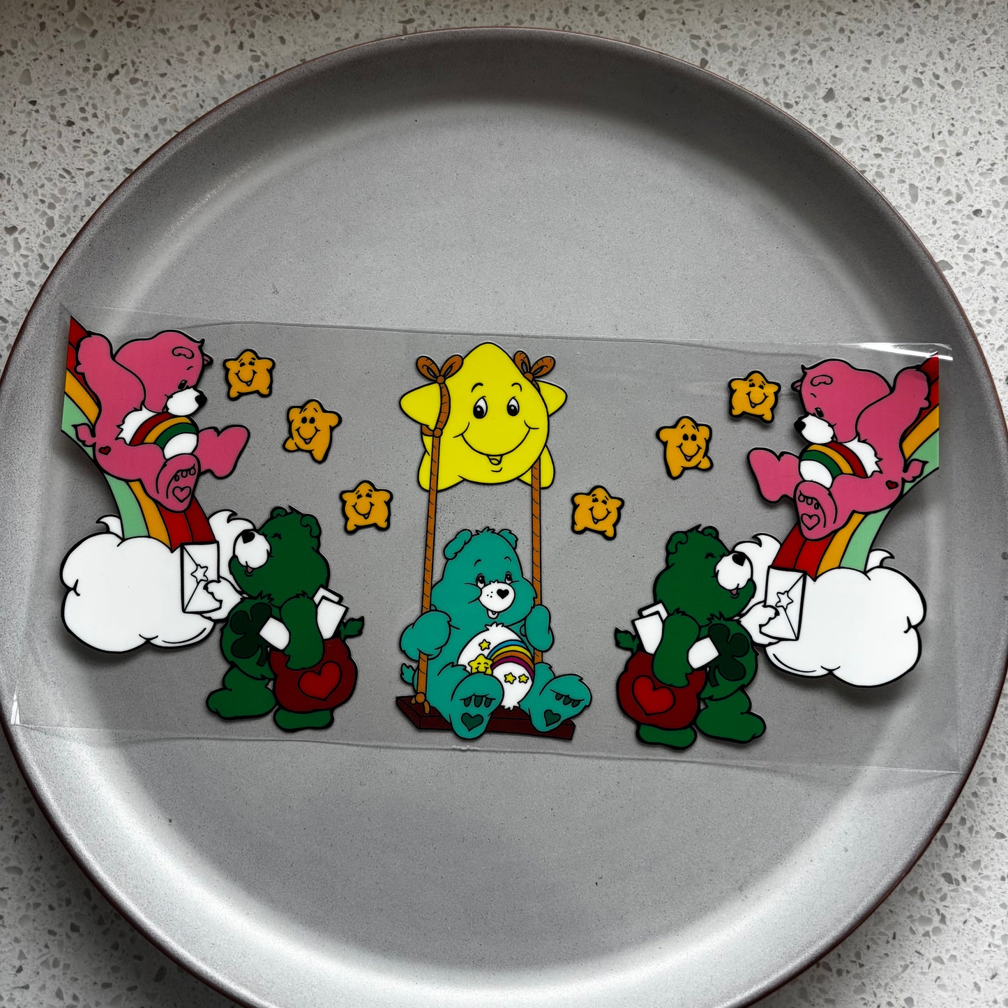 Care Bear Swing UV DTF WRAP