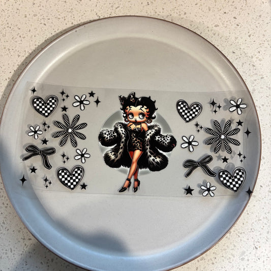 Betty Boop UV DTF WRAP