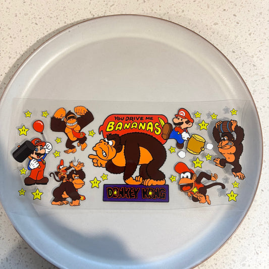 Donkey Kong UV DTF WRAP