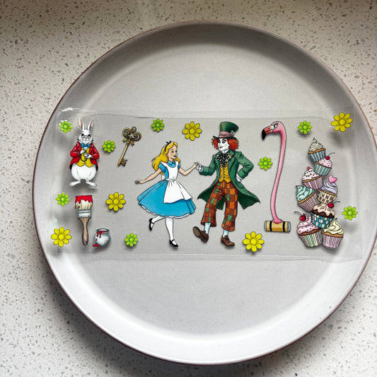 Alice In Wonderland UV DTF WRAP