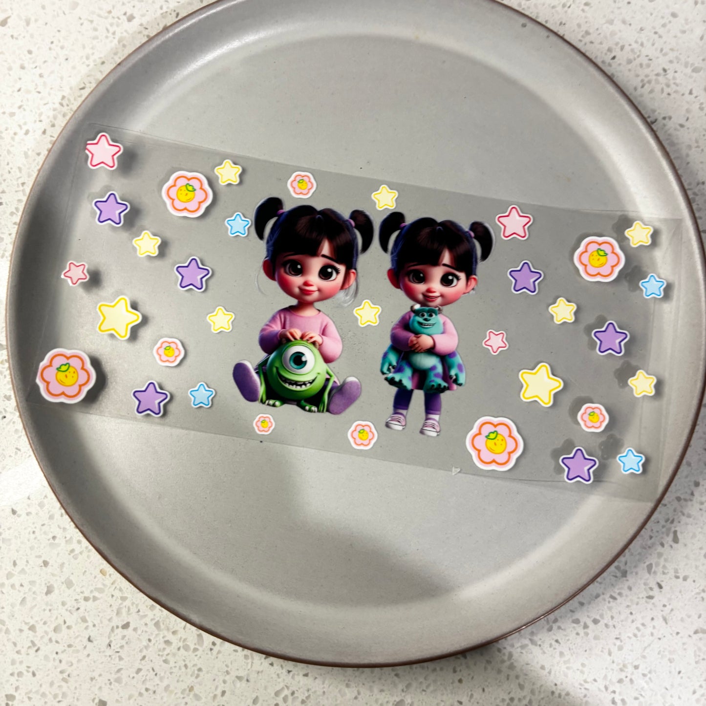 Boo Monsters Inc UV DTF WRAP