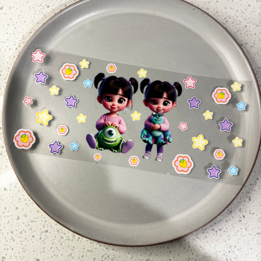 Boo Monsters Inc UV DTF WRAP