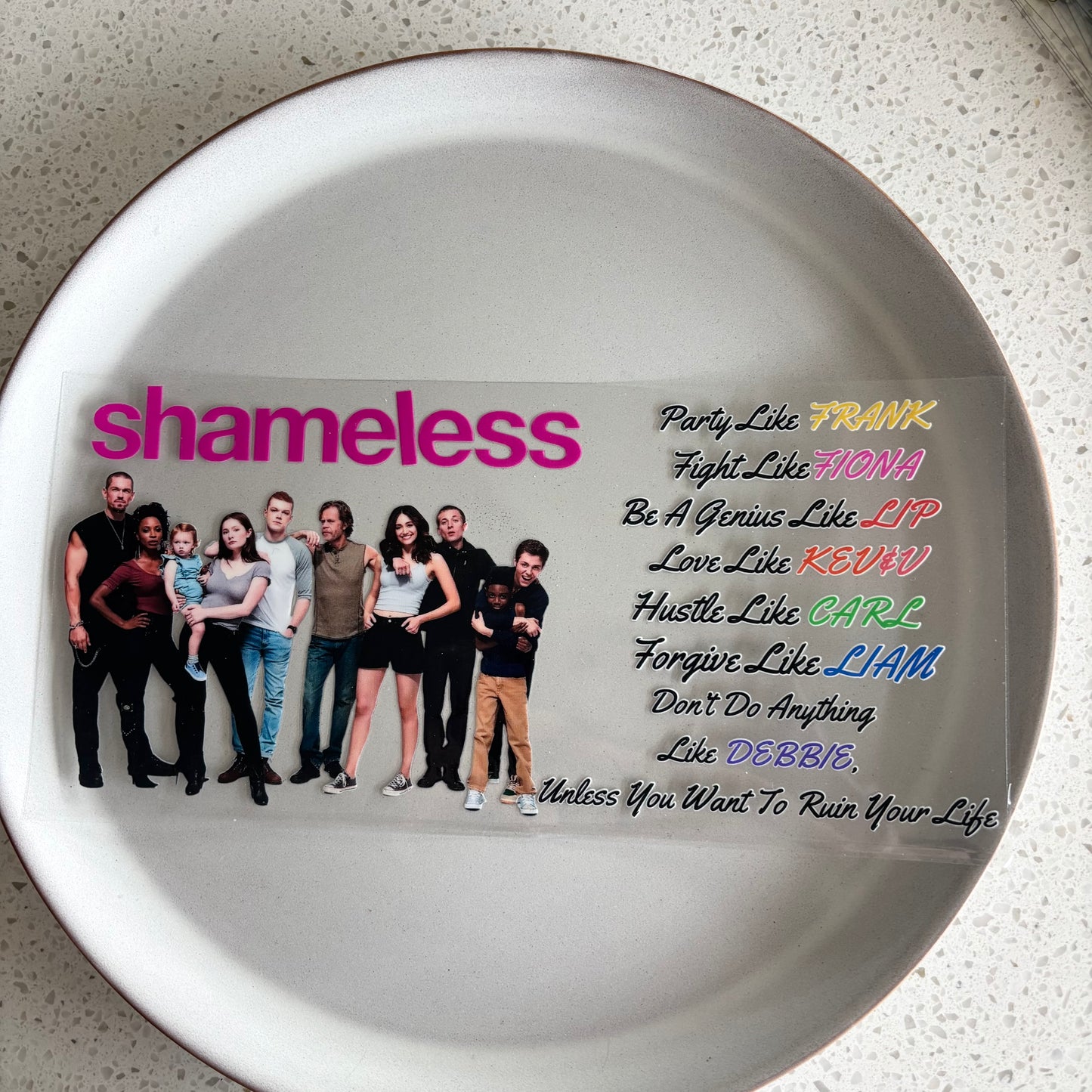 Shameless UV DTF WRAP