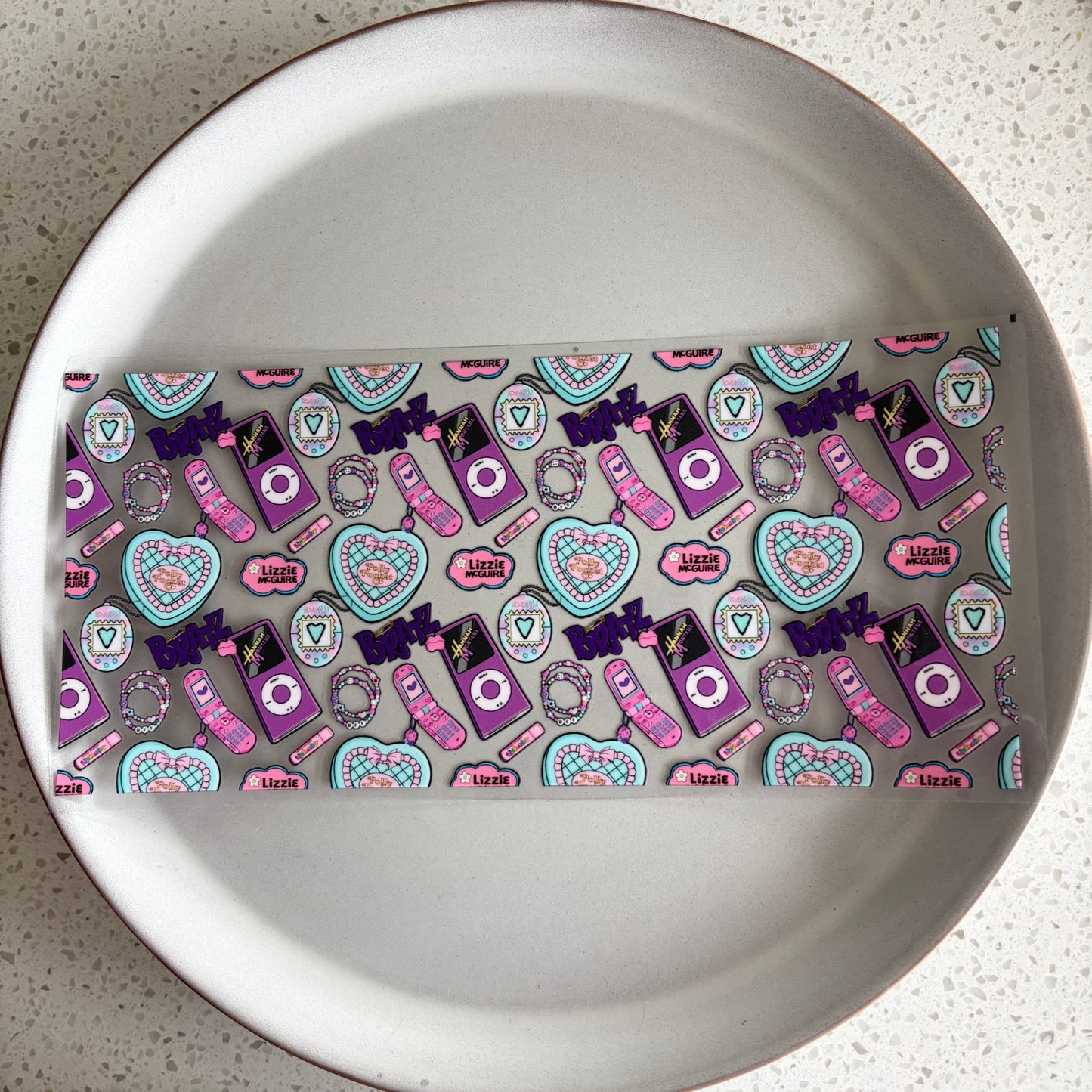 Y2K Double Sided UV DTF WRAP