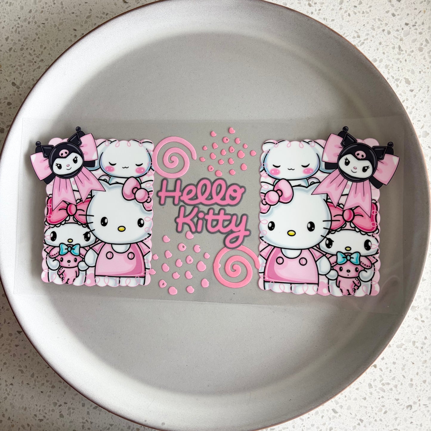 Hello Kitty Double Sided UV DTF WRAP