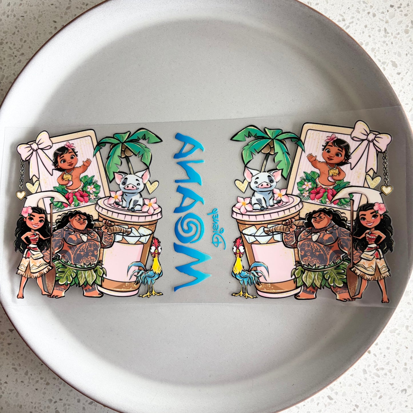 Moana Double Sided UV DTF WRAP