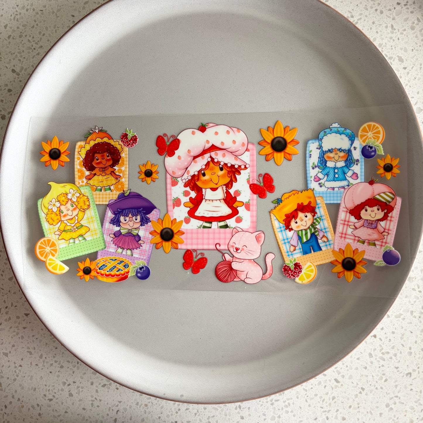 Strawberry Shortcake Double Sided UV DTF WRAP