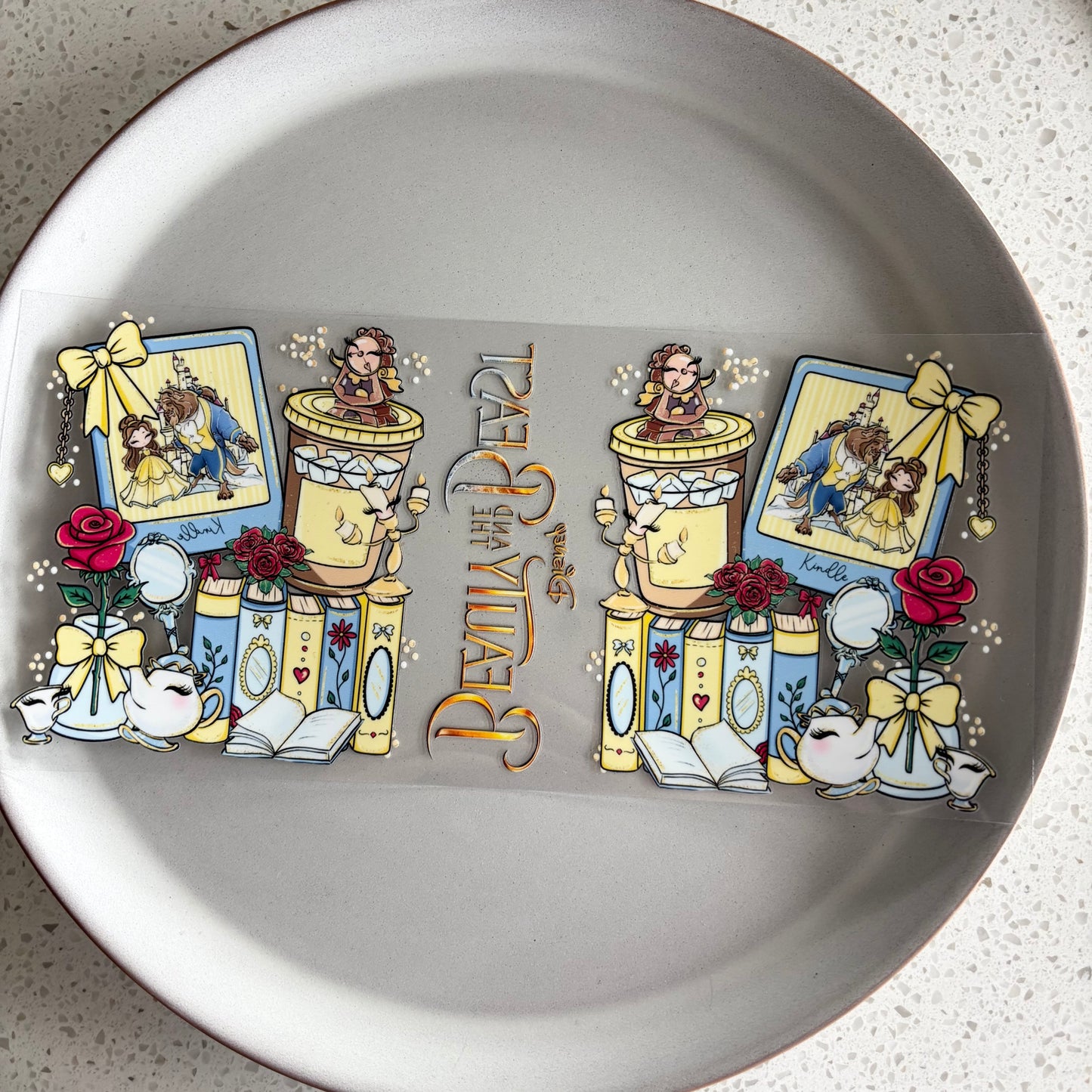 Beauty & The Beast Double Sided UV DTF WRAP