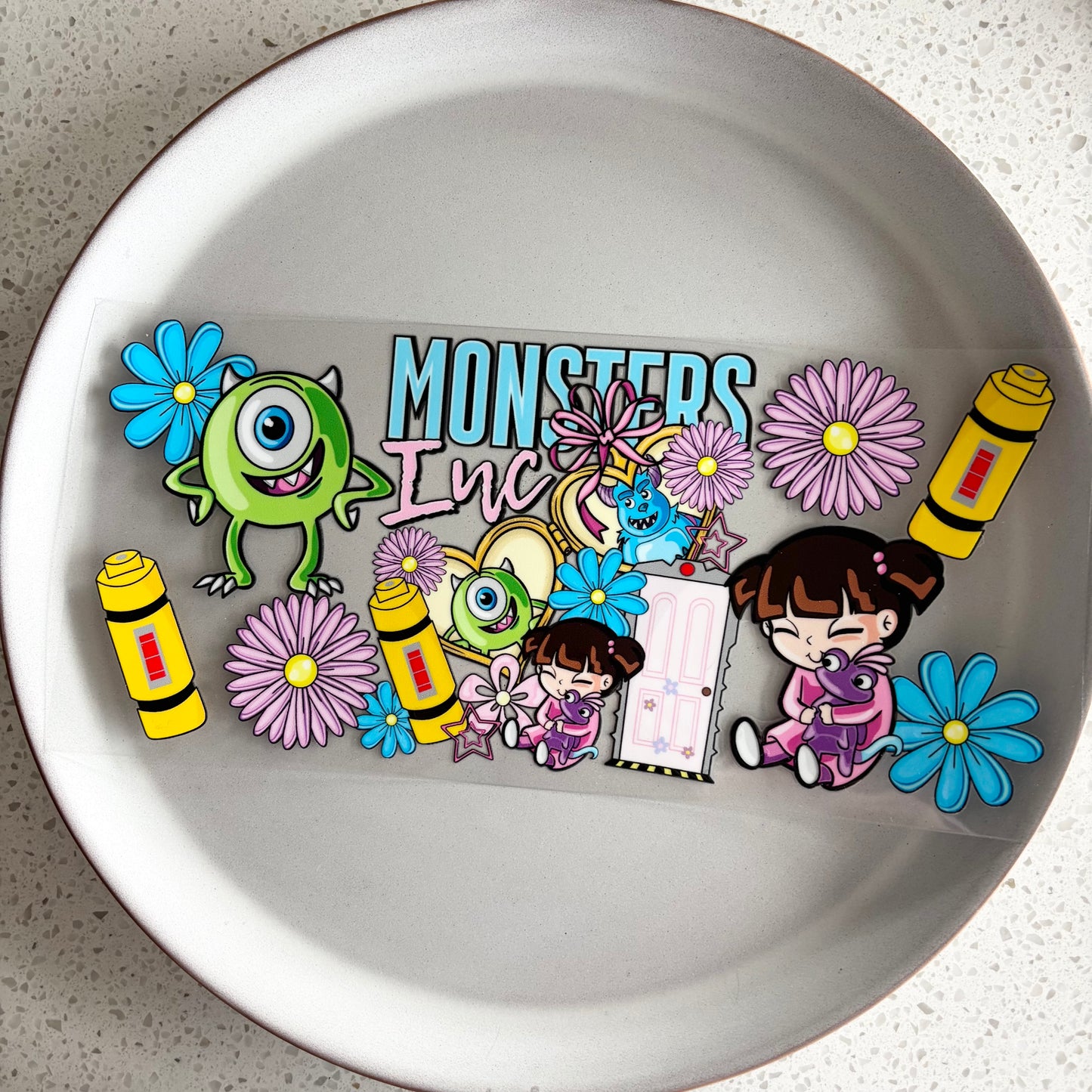 Monsters Inc Double Sided UV DTF WRAP