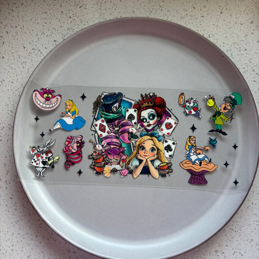 Alice In Wonderland UV DTF WRAP