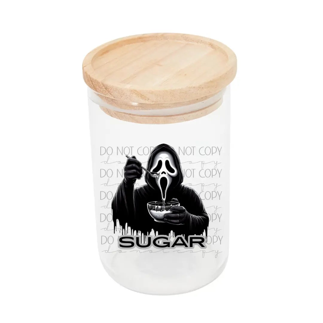 Ghostface Canister Decal - Sugar KK Scents & Co.