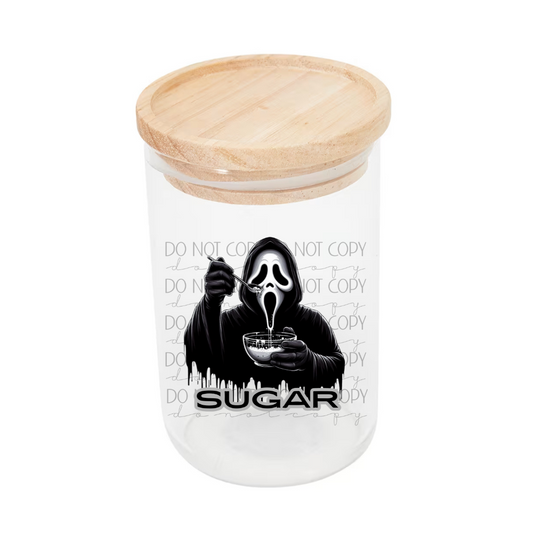 Ghostface Canister Decal - Sugar