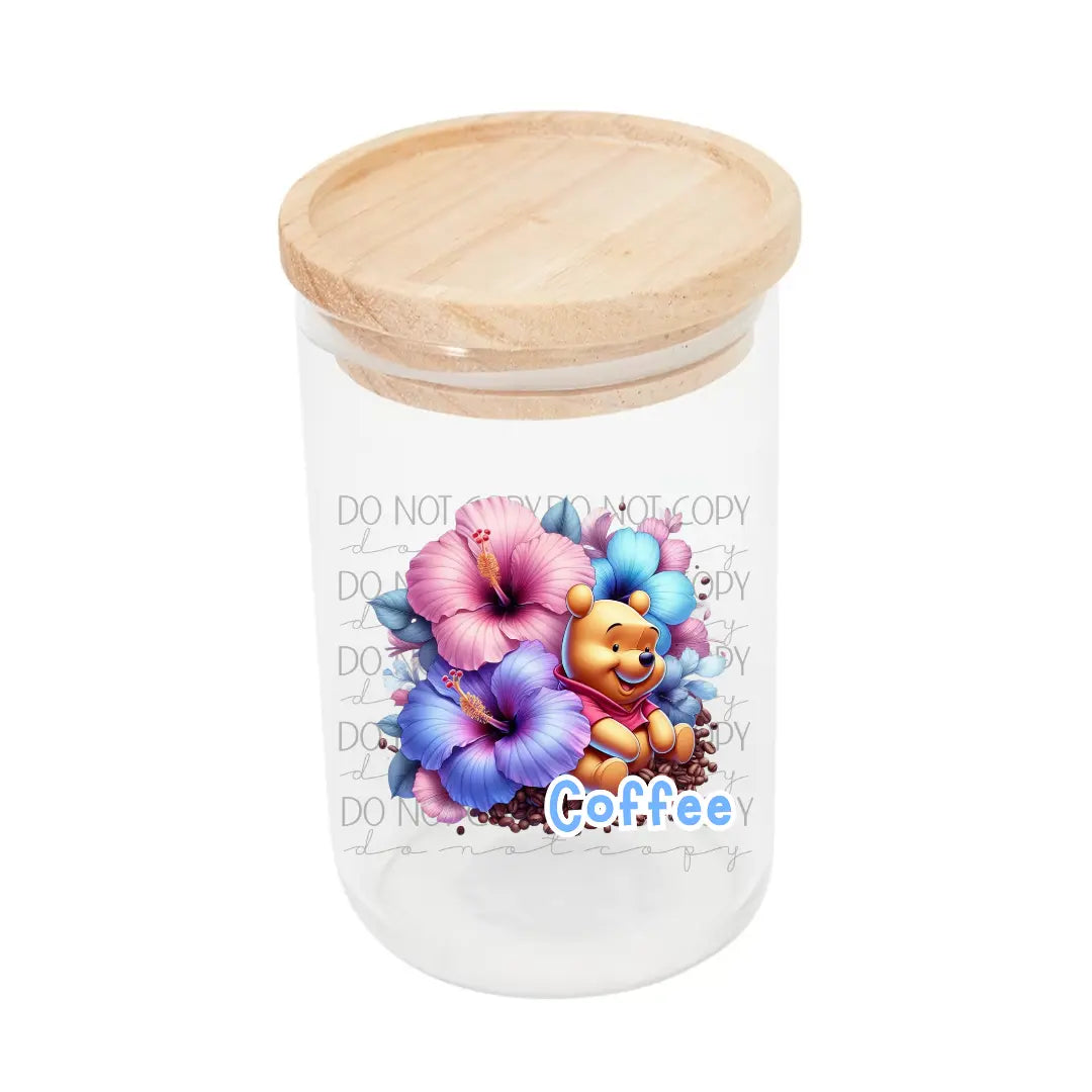 Winnie Canister Decal - Coffee KK Scents & Co.
