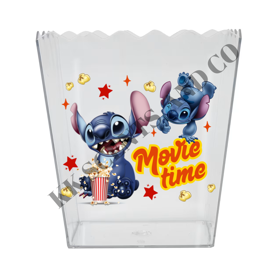 Stitch Popcorn Box Decal