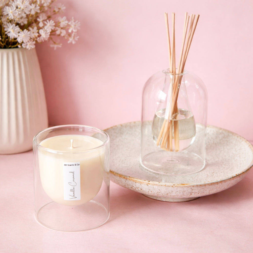Luxe floating candle and diffuser