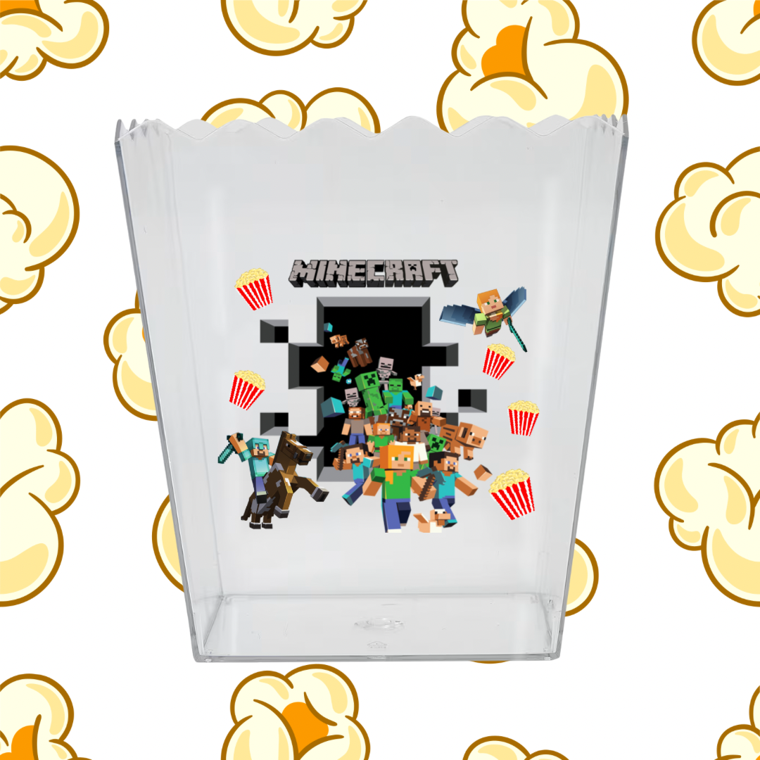 Minecraft popcorn box