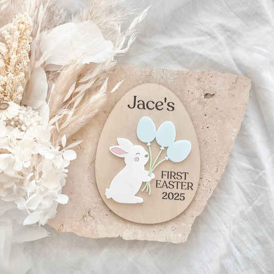 Personalised My First Easter Plaque | Bunny Balloons