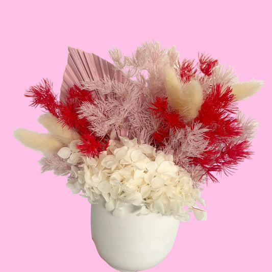 Red dried mini blooms 