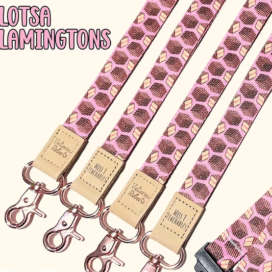 Lotsa Lamingtons Teacher Lanyard