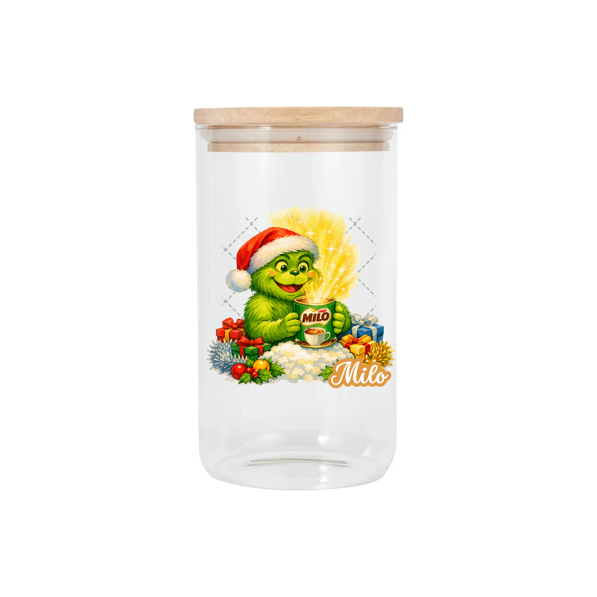 Grinch Canister Decal - Milo