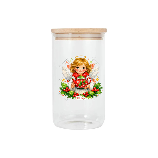 Christmas Canister Decal - Tea