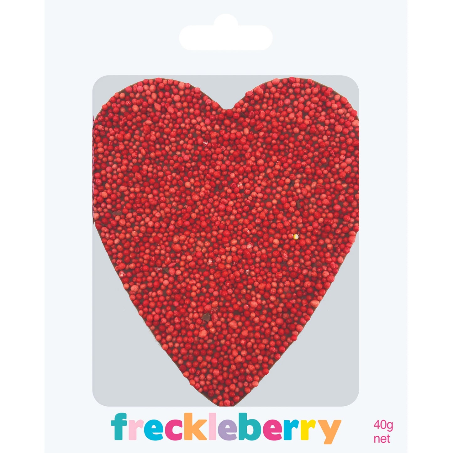 Valentine's Red Freckle Heart