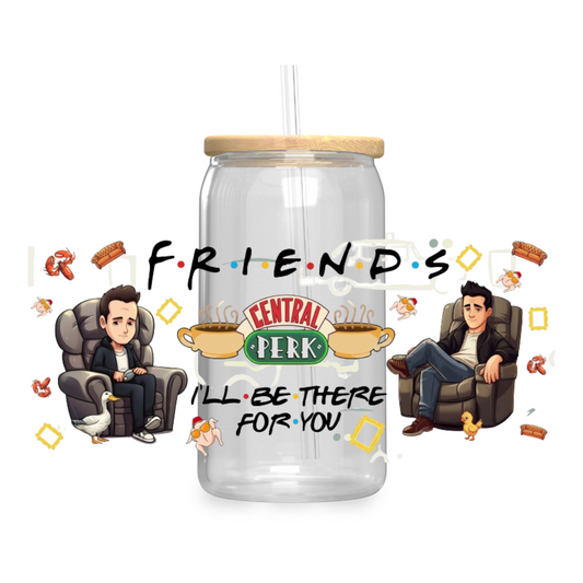 Friends Tribute Iced Coffee Glass
