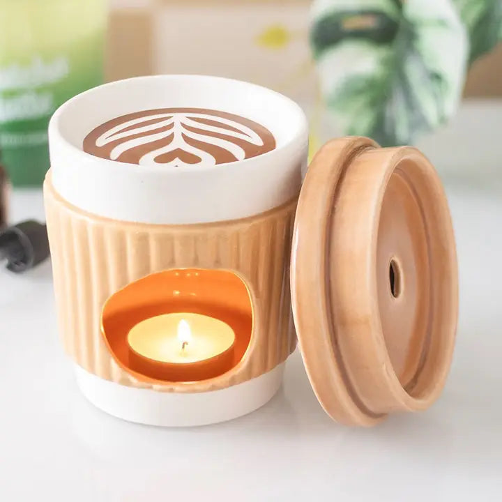Coffee Cup Oil Burner