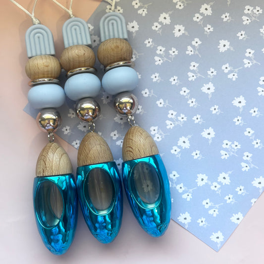 blue rainbow hanging car diffuser