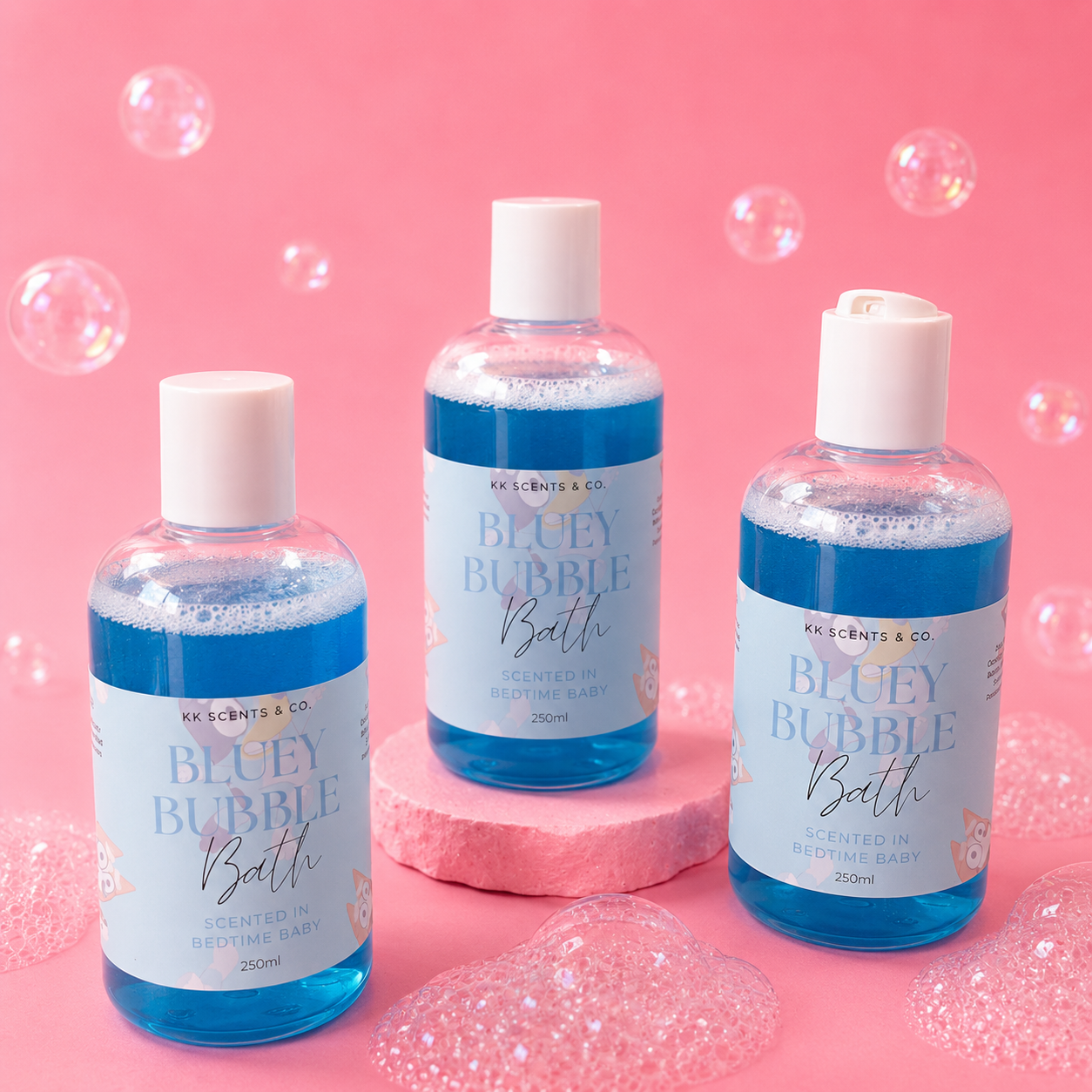 bluey bubble bath