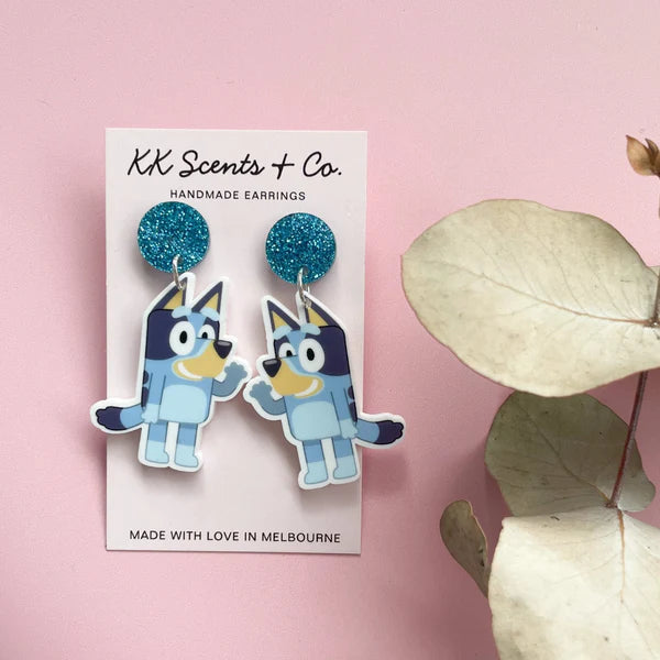 bluey earrings