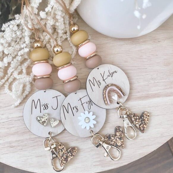 Boho Luxe Lanyards | Neutral - KK Scents & Co.