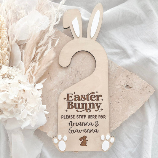 bunny stop here sign 