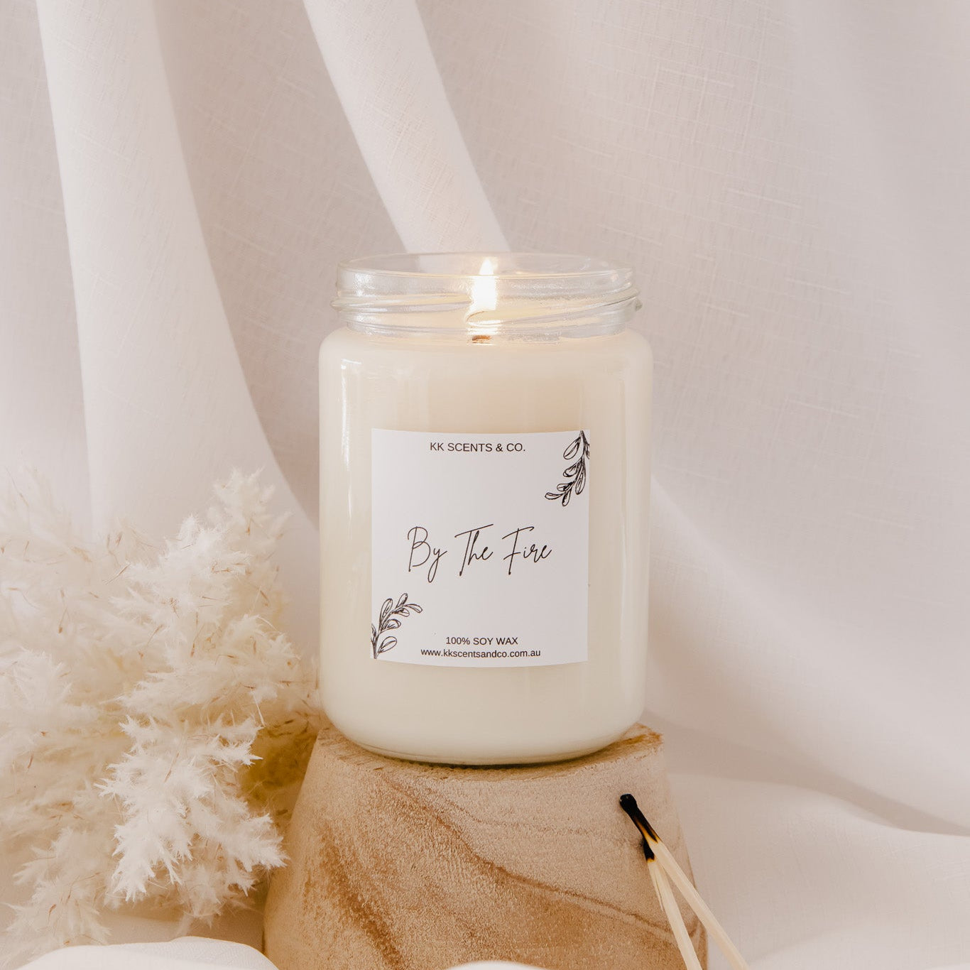 by the fire soy winter candle australia