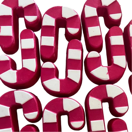 candy cane bath bomb