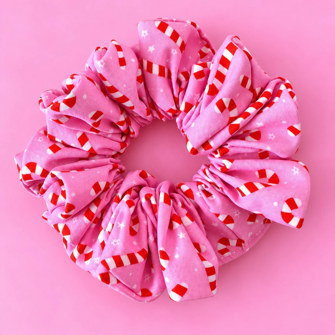 candy cane scrunchie