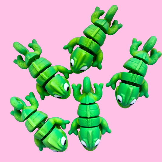 chameleon 3d printed figure