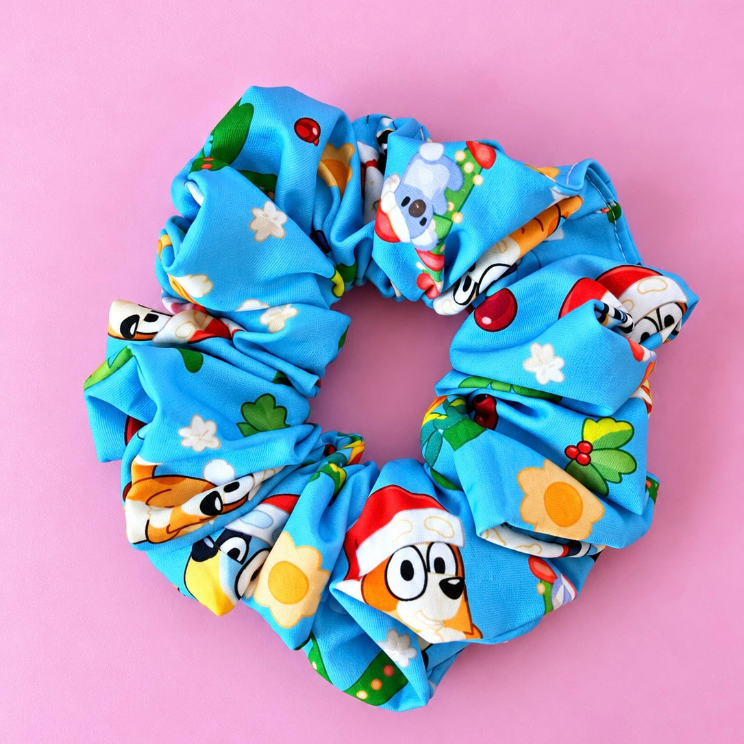 christmas bluey scrunchie