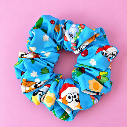 christmas bluey scrunchie
