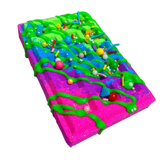 cola bottles waffle bath bomb