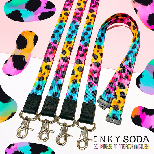 Trio Cheetah Teacher Lanyard