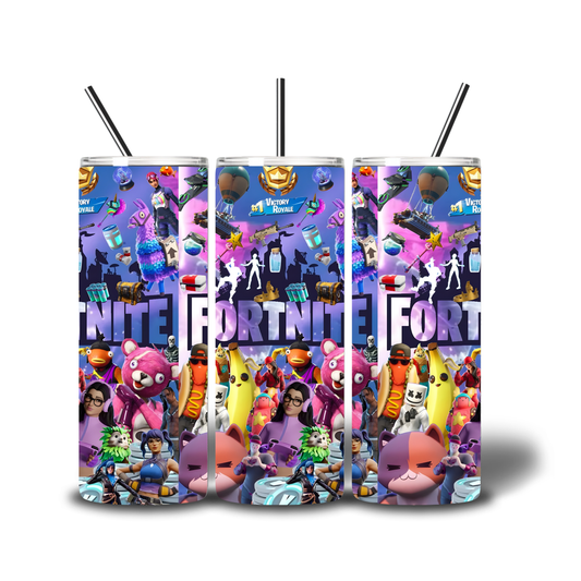 fortnite printed cup tumbler