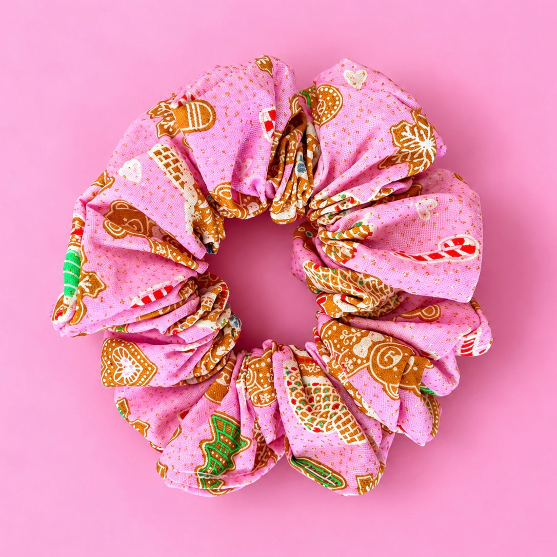 gingerbread scrunchie