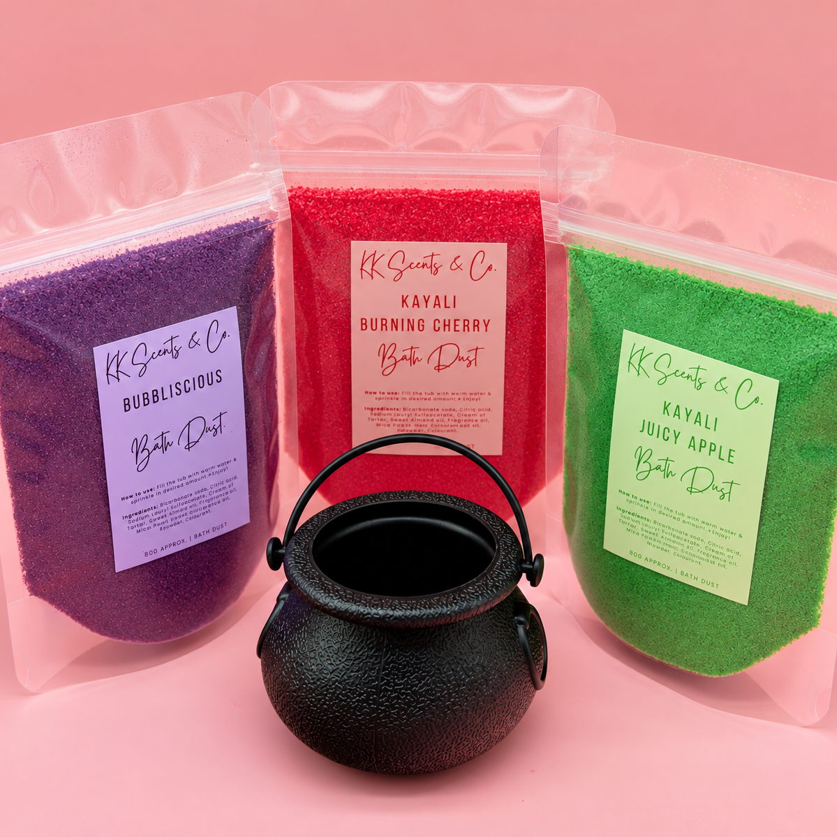 halloween bath dust kit