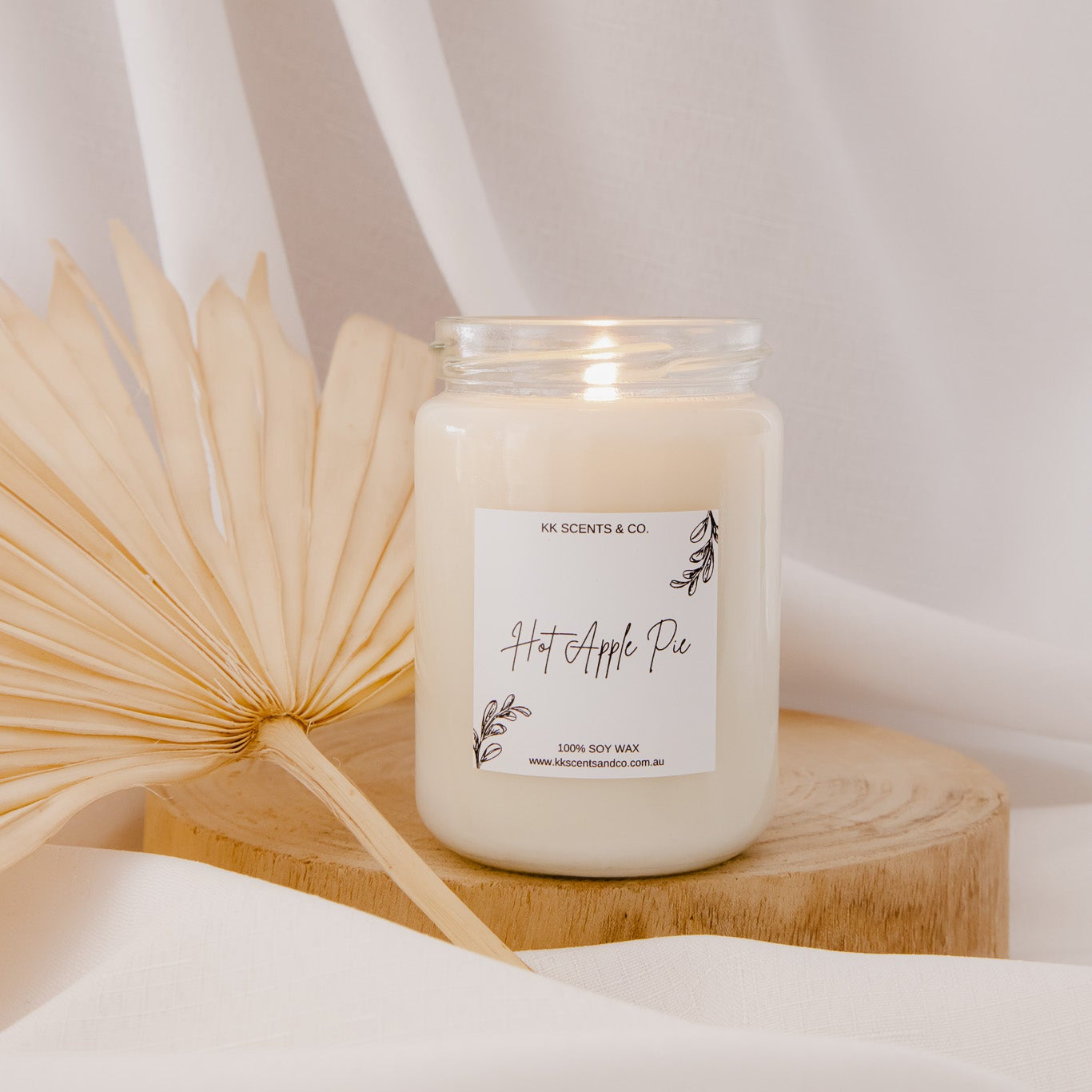 hot baked apple pie candle