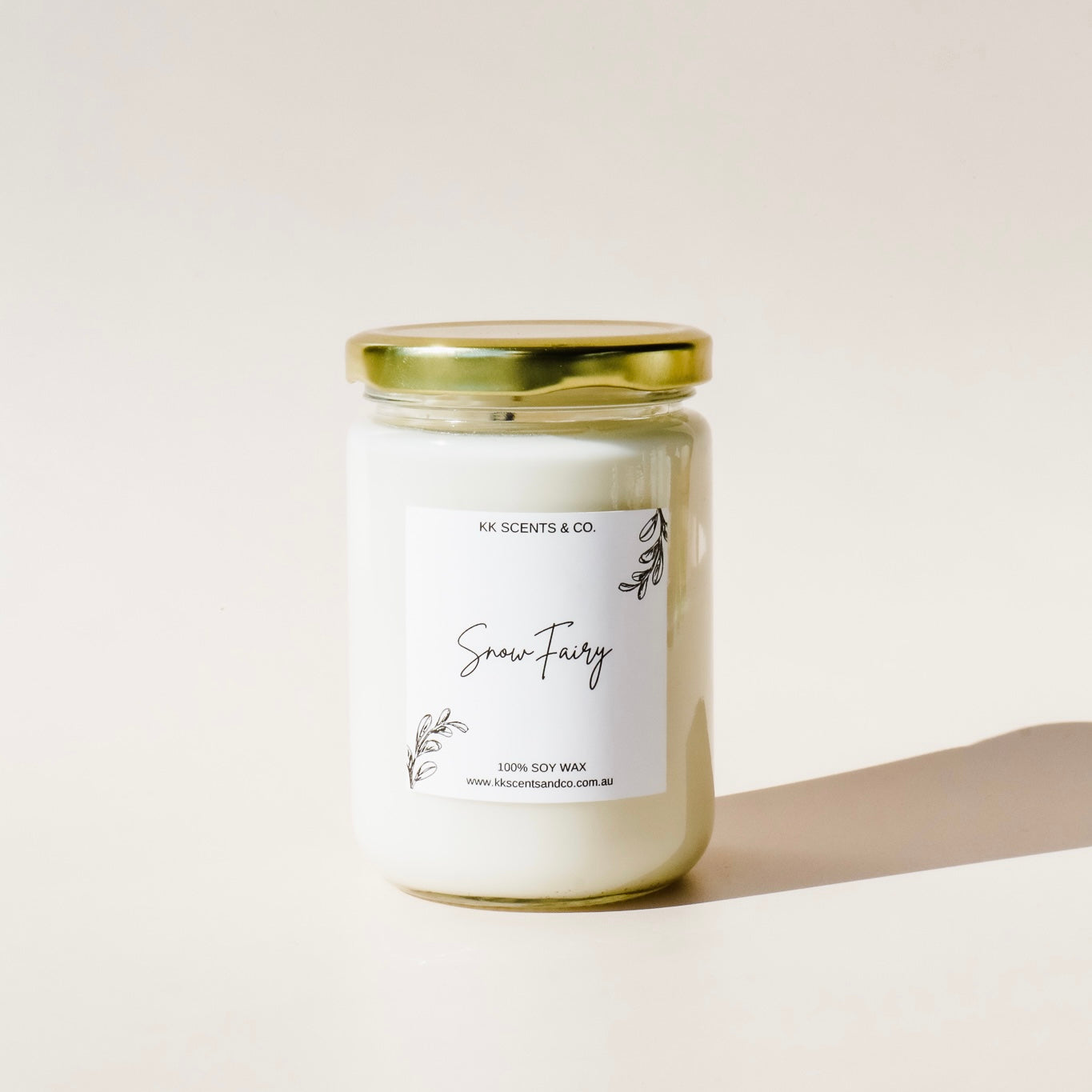 Medium Gold Lid Soy Candle
