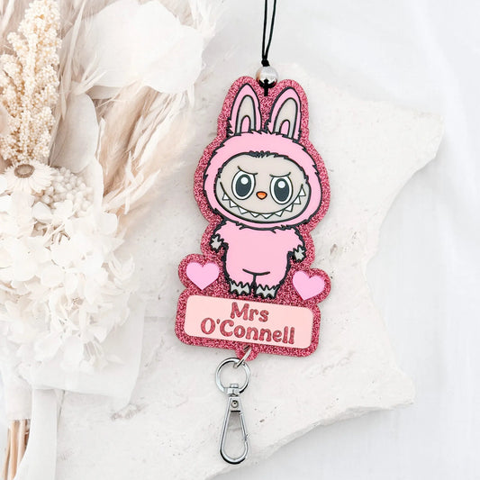 labubu personalised lanyard