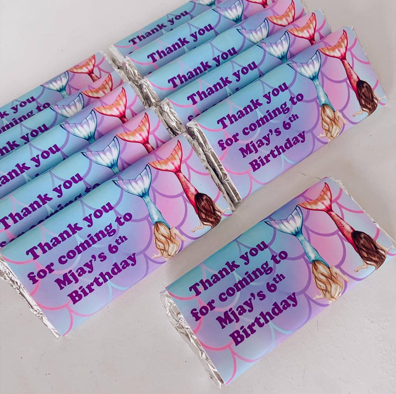 mermaid kids birthday party event favours