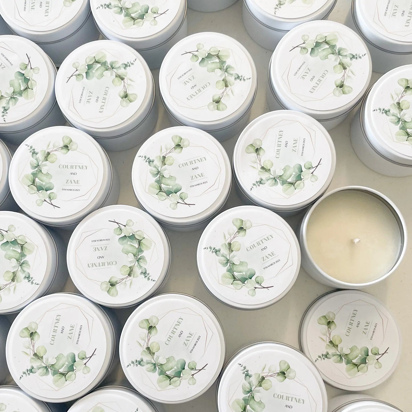 mini Candle event favours australia