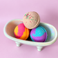 mini Christmas bath bombs